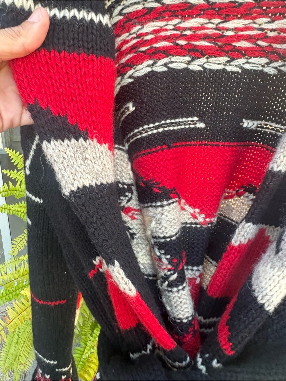 Vintage Ralph Lauren Native American Native Indian Aztec sweater coat - Picture 5 of 16